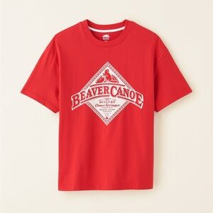 Roots Orange Beaver Canoe Shirt